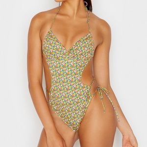 NWOT Frankie’s Bikinis Meredith Monokini RARE